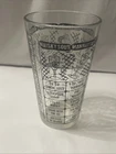 Vintage Federal Glass Barware Bartender Cocktail Mixed Drink Recipe Shaker Glass