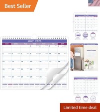 2026-2027 Wall Calendar with Thick Paper - 18 , 11" x 8.5", Easy Planning