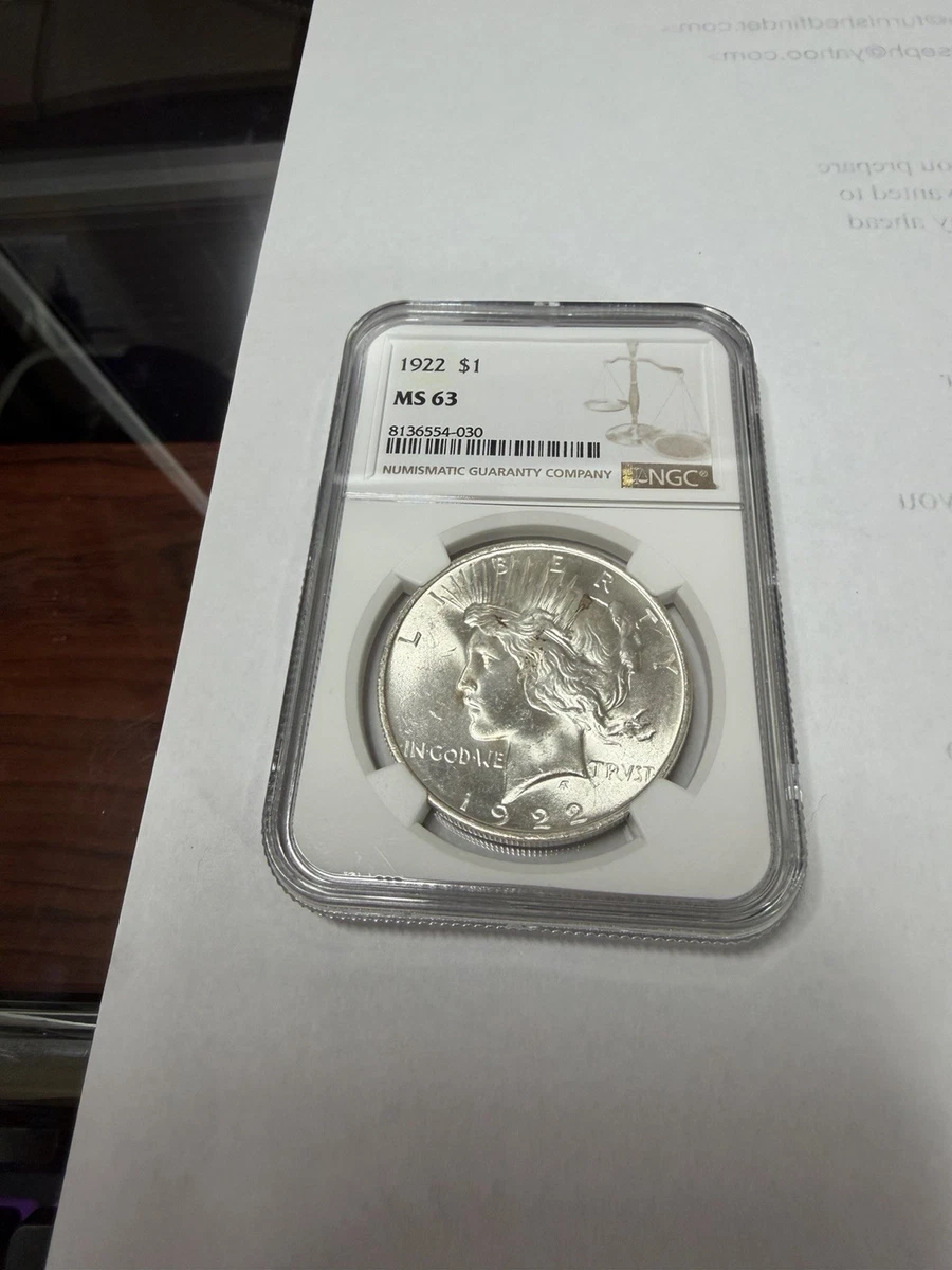 1922 NGC 和平美元| eBay