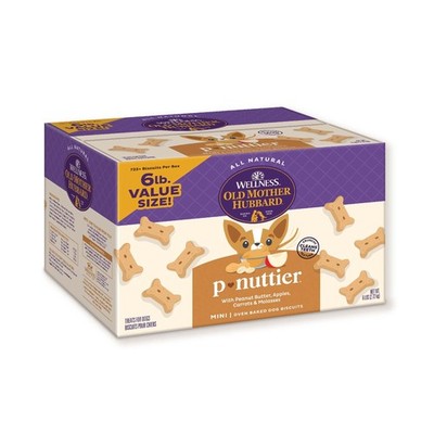 Peanut Butter Dog Training Treats Mini Biscuits Natural 6 lb Box