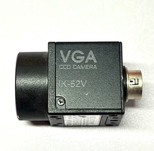 Toshiba IK-52V DC 12V 500 TVL 1/2" CCD VGA Color Industrial Video Camera No Lens