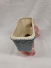 6 1/4" TEDDY BEAR W BASKET ON BACK PLANTER BY ROYAL COPLEY, ROYAL WINDSOR — photo 4