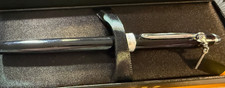 Cross Century III Limited Ed Sentiment Black Rollerball Pen Key attached Rare