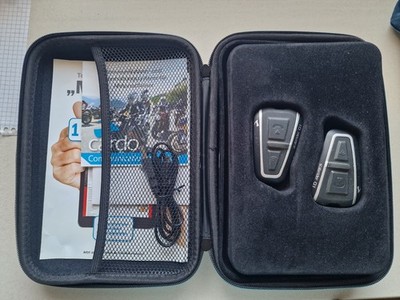 Cardo scala rider Q1 TeamSet Doppelset Motorrad Intercom VOLLSTÄNDIG OVP Zubehör