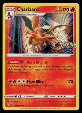 Carta Pokemon - Charizard Pokemon GO 010/078 Holo Rara 2022