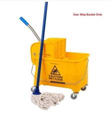 Mind Reader 22Qt Mop Bucket with Wringer & Wh...