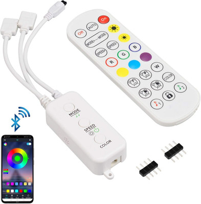 LED Strip Light Controller with APP, Music Sync and IR Remote for Upgrading 4-Pi