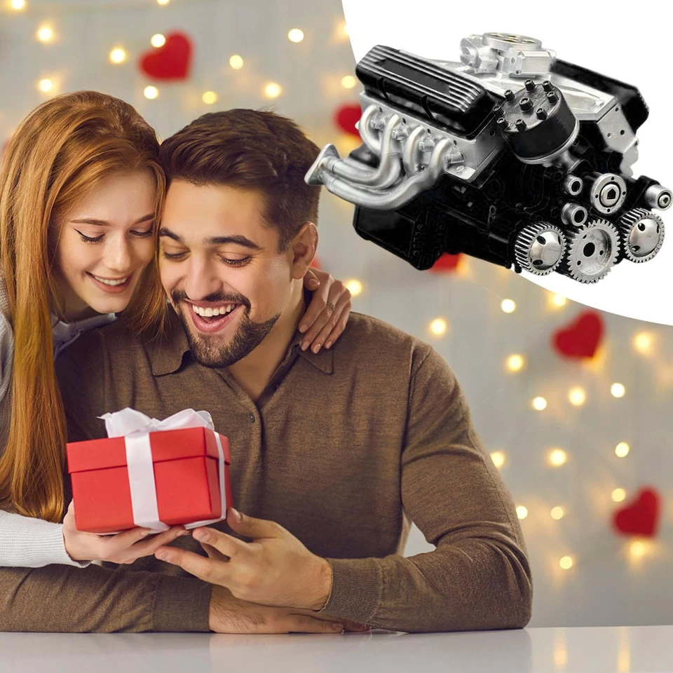 V8 Engine Motorized Model Full Assembly Model Kit Internal Combustion DIY Hobby - Image 3 of 4