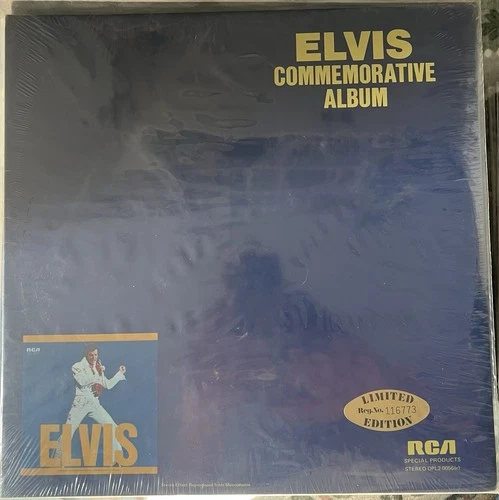 1973 Elvis Presley Commemorative GOLD Album LIMITED EDITION 2 LP Vinyl RECORD
