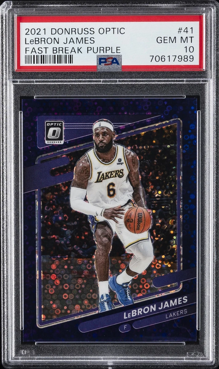 Panini LeBron James 10 Graded Basketball Sports Trading Cards