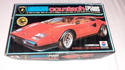 Nitto 638-400 , Lamborghini Countach LP500S , mit Elektromotor, 1/28 , Neu , OVP