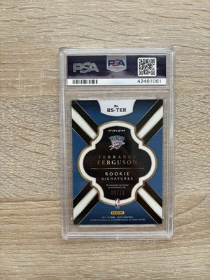 2017-18 Select Rookie Terrance Ferguson Gold Auto /10 Signatures