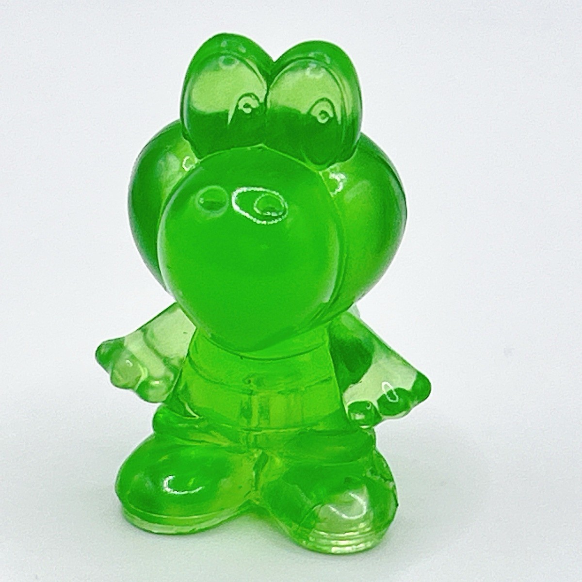 Yoshi Mario Famicom Keshi Clear Mini Figure Nintendo Japan Vintage