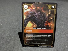 Lucian Merciless 113a/221 Spiritforged Riftbound NM — live eBay listing