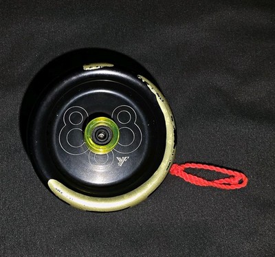 YoyoFactory 888 Black/Green Splash! (2008) RARE! Read Description