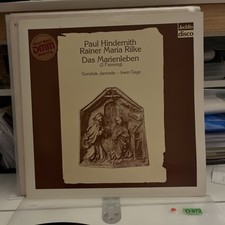 PAUL HINDEMITH- DAS MARIENLEBEN 2 LP JANOWITZ/ GAGE O972