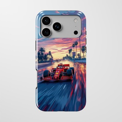 iPhone 17 Tough Case MagSafe Case For Apple iPhone 14-17 Series Race Car Case