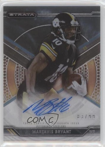 2015 Topps Strata Auto Blue 83/99 Martavis Bryant #SA-MB Auto 9pd - Picture 1 of 3