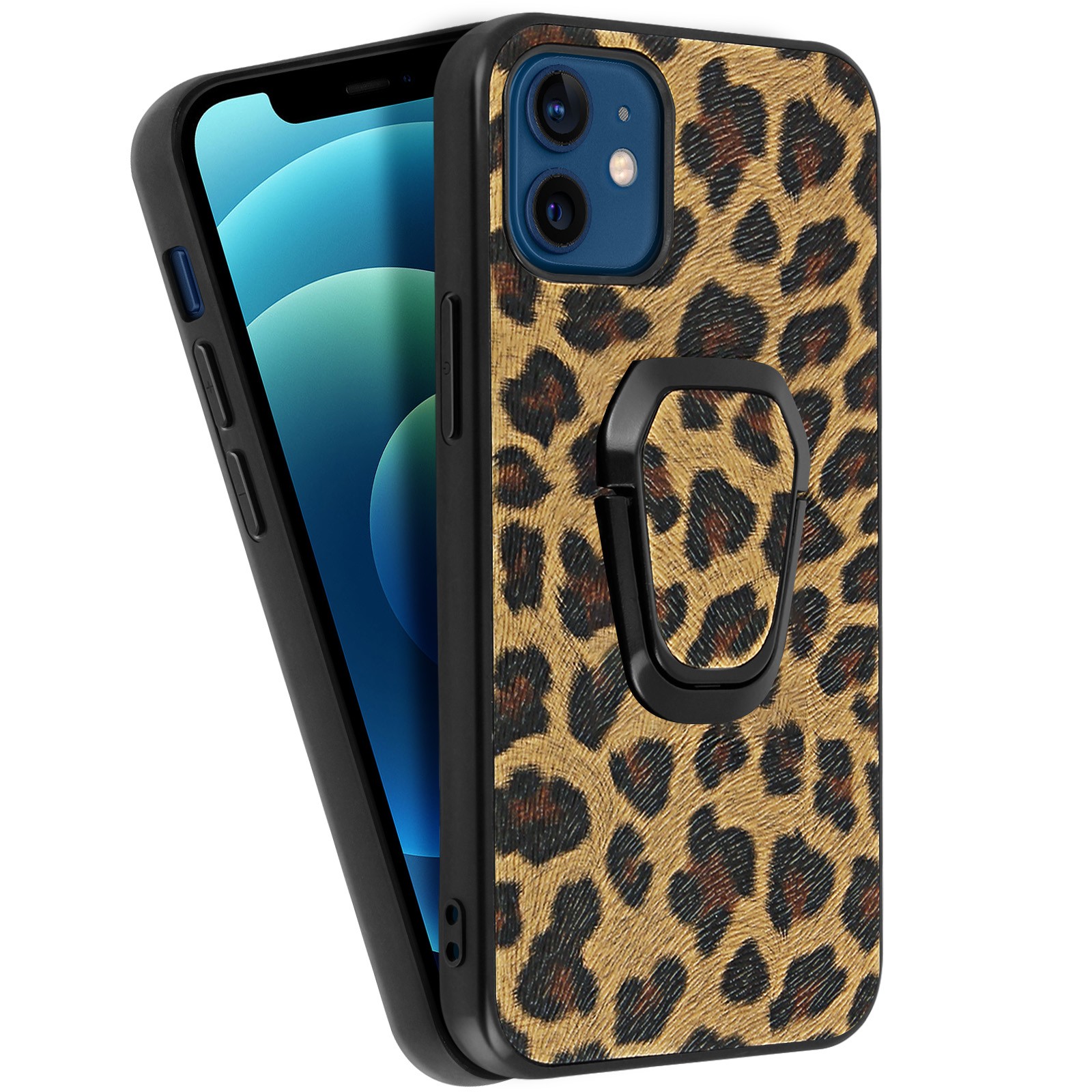Coque iPhone 12 Mini léopard marron idéale pour vos sorties citadines