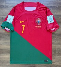 2022 World Cup Nike Portugal vs Ghana Cristiano Ronaldo Home Jersey M shirt kit