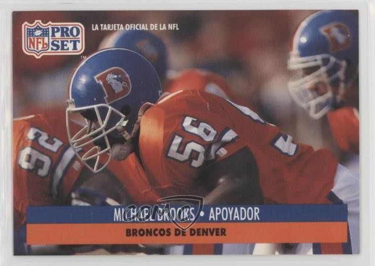 1991 Pro Set Spanish Michael Brooks #56 0il7