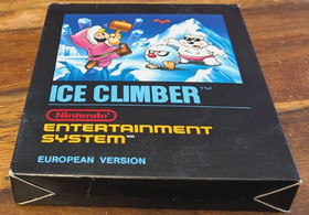 &iexcl;Estado de coleccionista! Ice Climber Small Box Nintendo NES Juego Sistema de Entretenimiento