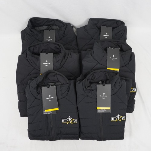 Lululemon Personalized Down For It Puffer Vest in Black Size S-XXL Lot of 6