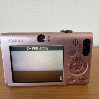 Canon IXY Digital 20IS Pink Compact Digital Camera Tested Working