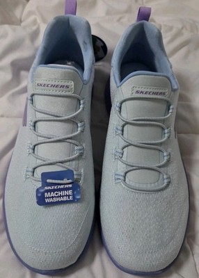 Skechers Summits  Memory Foam Morning Glow Light Blue Lavender Gr. 38Neu