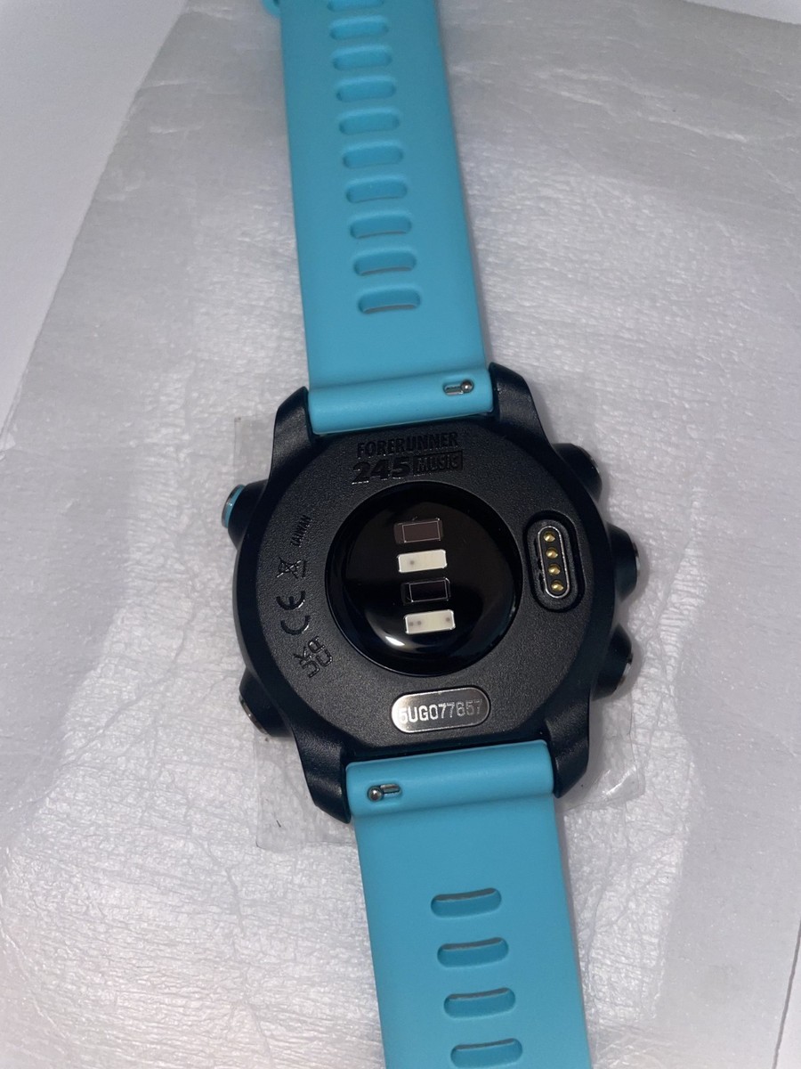 Garmin Forerunner 245 Music GPS Running Watch Aqua for sale - Main Image