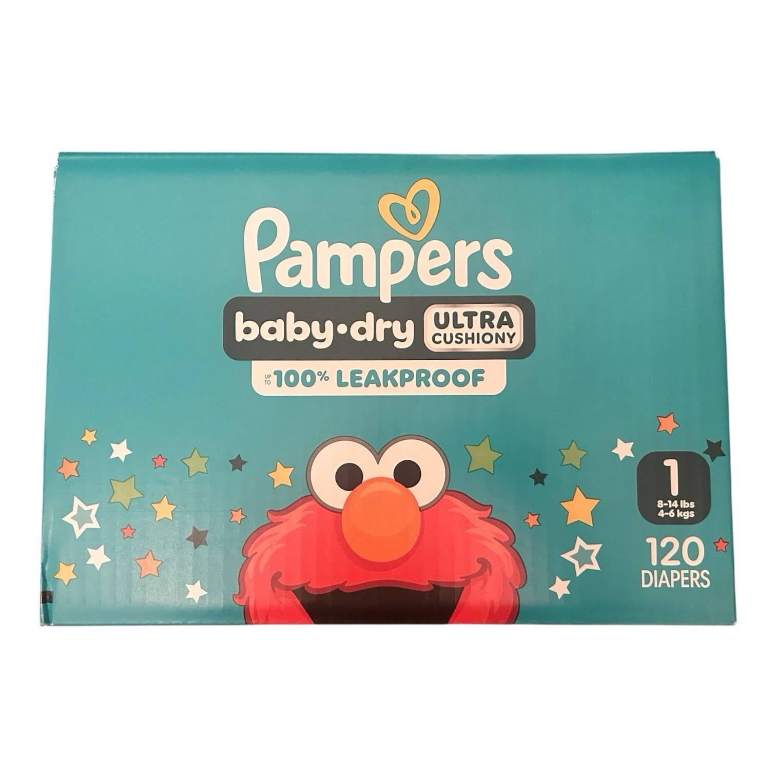 Pampers Baby Dry Disposable Diapers Size 1 (8-14 lb) - 120 Count