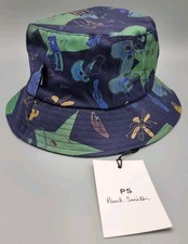 Paul Smith - PS - Tattoo - Bucket Hat - Size M - 100% Cotton
