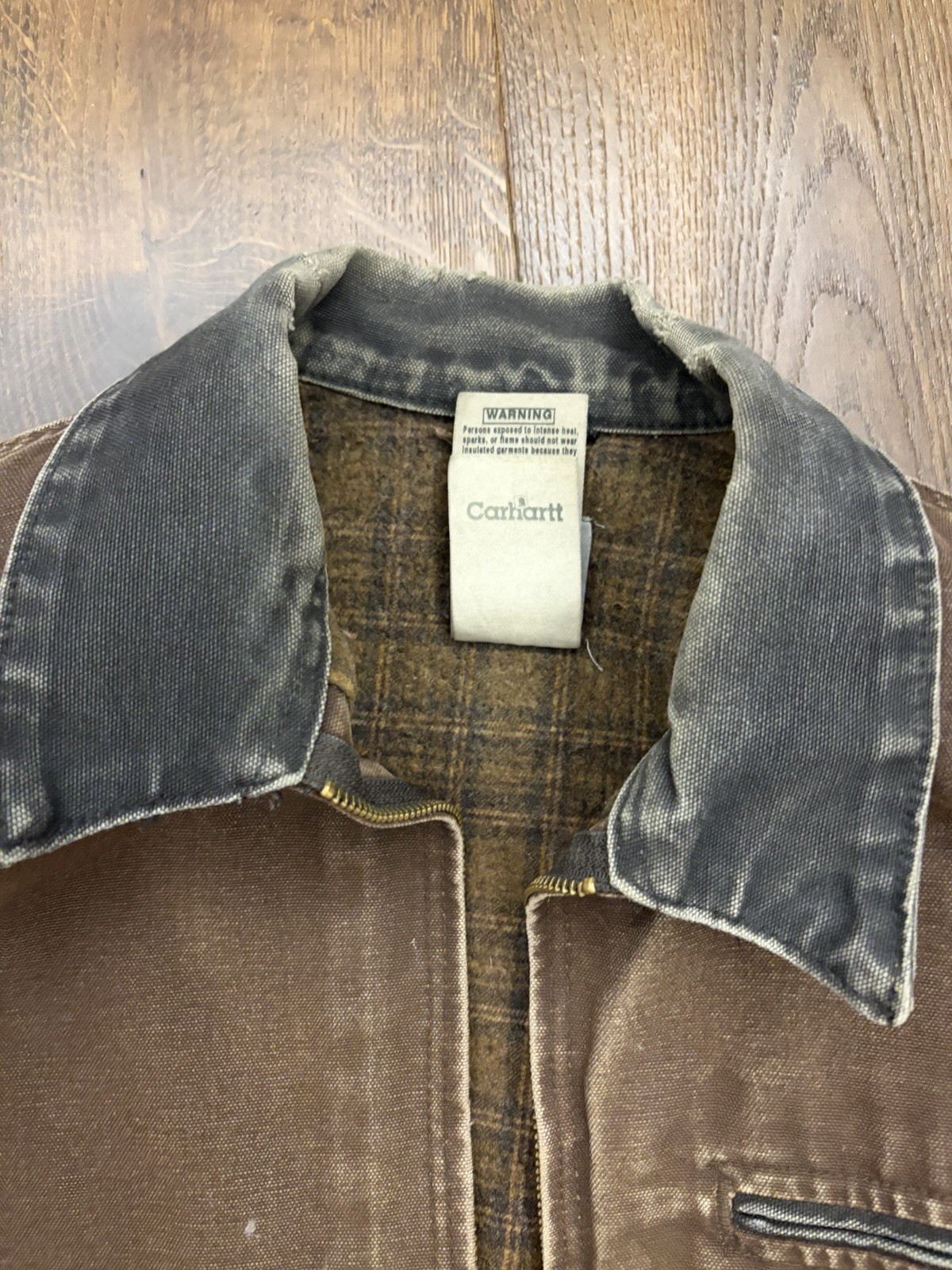 Vintage Carhartt Work Detroit Jacket Size XL thumbnail 2