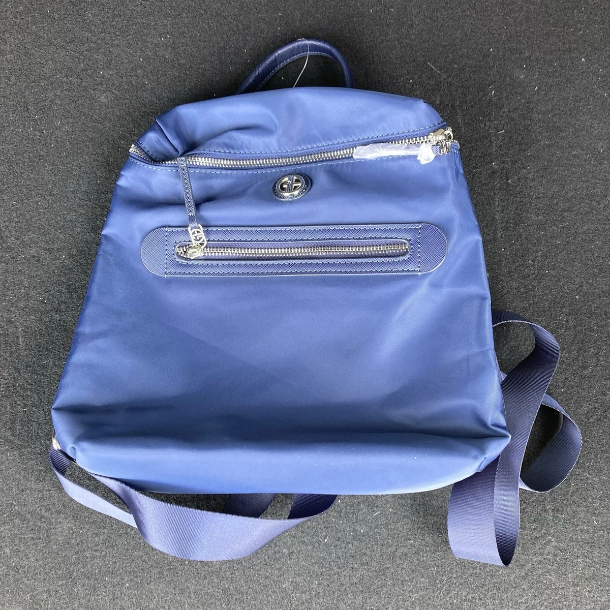 Giani Bernini Navy Backpack Many‎ Pockets Adjustable Straps Nwt Navy Blue Mini Route Backpack | LeSportsac main image 3