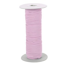 Elastic Bands 1/8 Inch x 50 Yards Stretch Flat Elastic Cord, Pink