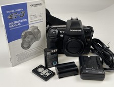 Olympus E-3 IS 10.1MP Digital SLR Camera Body E3 TESTED w/ Batteries Charger 