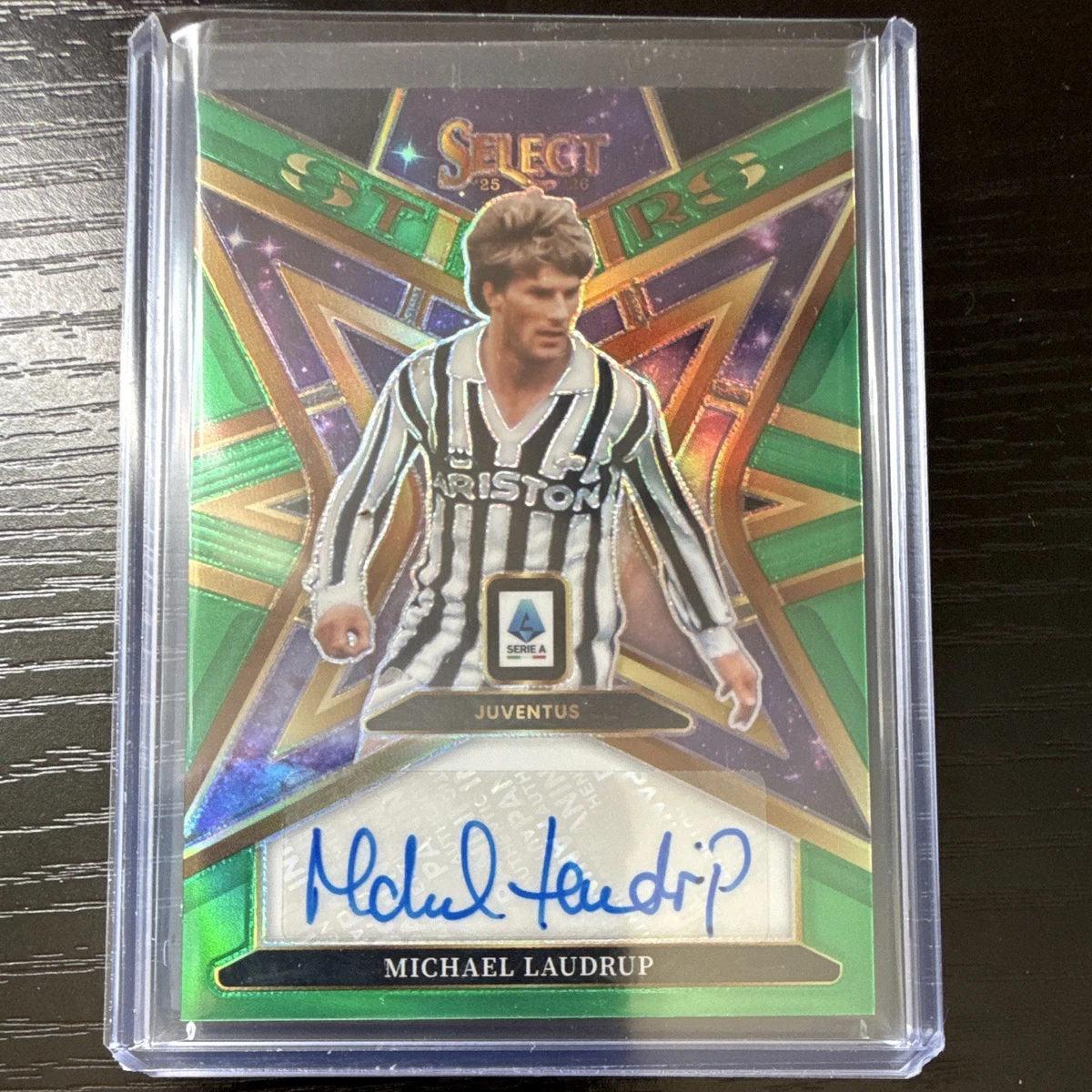 Michael Laudrup Autographed Soccer Sports Trading Cards