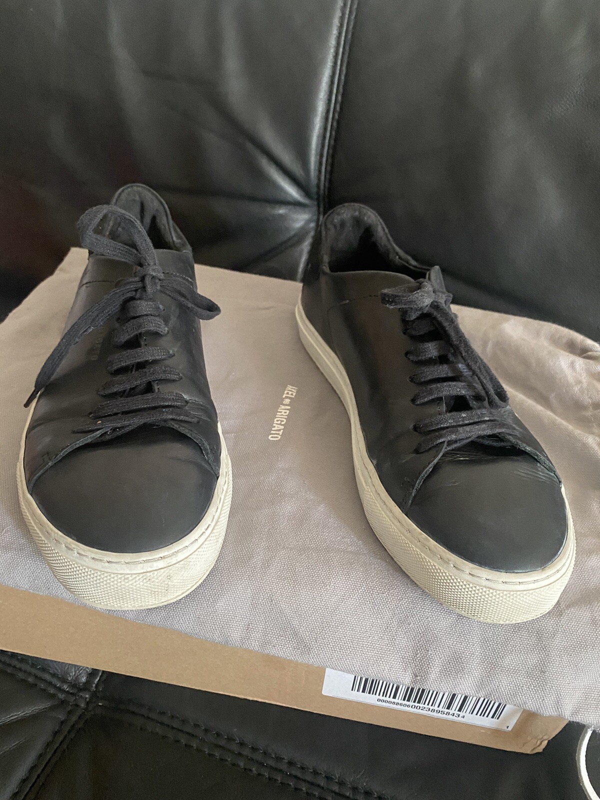 Axel Arigato Black Clean 90 Sneakers, US 7.5, EU 38, RRP £165 image 9