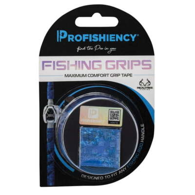 ProFISHiency Fishing Grips Grip Tape - Real Tree True Blue Wave