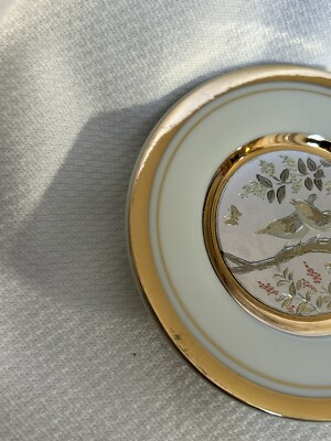 Vintage The Art of Chokin 24K Gold Edged Small 4