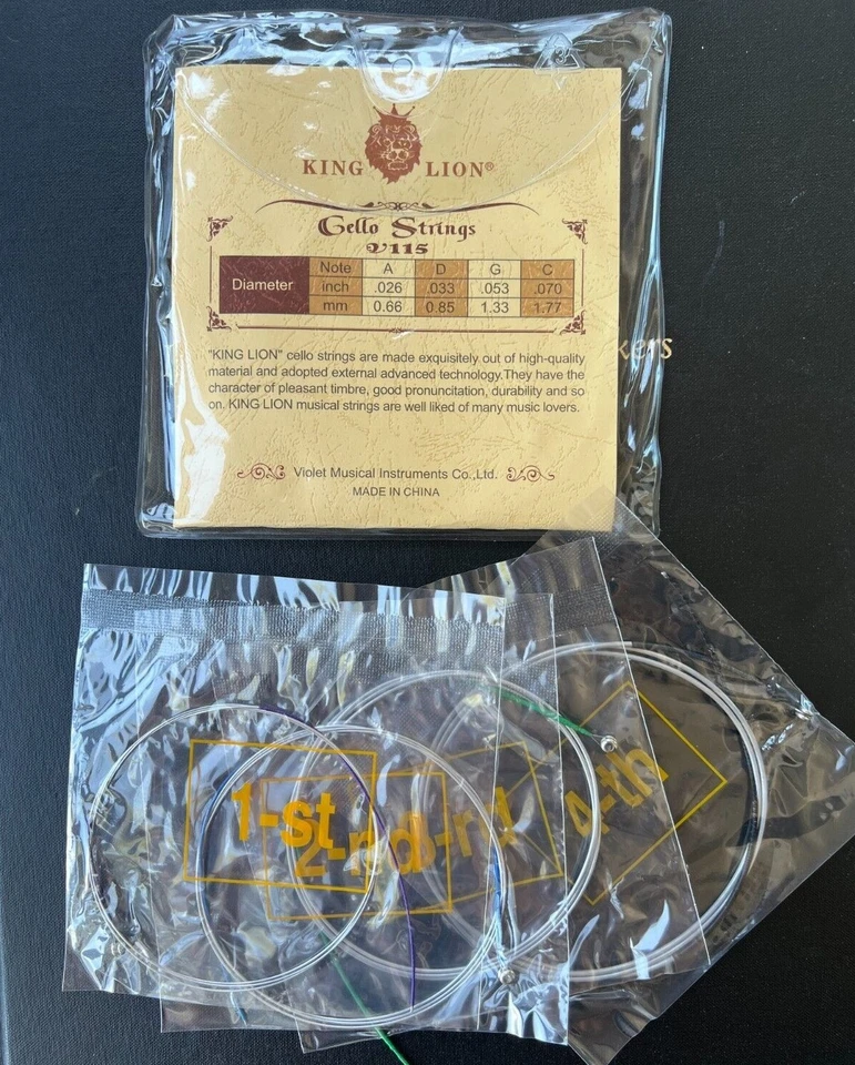 Viola Strings Set A, D, G, and C Size 14"  Free shipping - Image 2 of 4