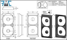 PC Fan Radiator AIO Reducer, 240mm Rad x 2 140mm Fans, Cowl, Shroud, Adapter
