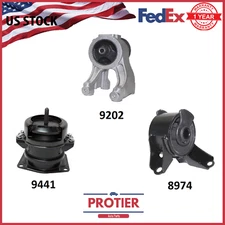 Fits Honda Odyssey 1999 - 2004 V6-3.5L Hydraulic Engine Motor Mount Kit 3 Pieces