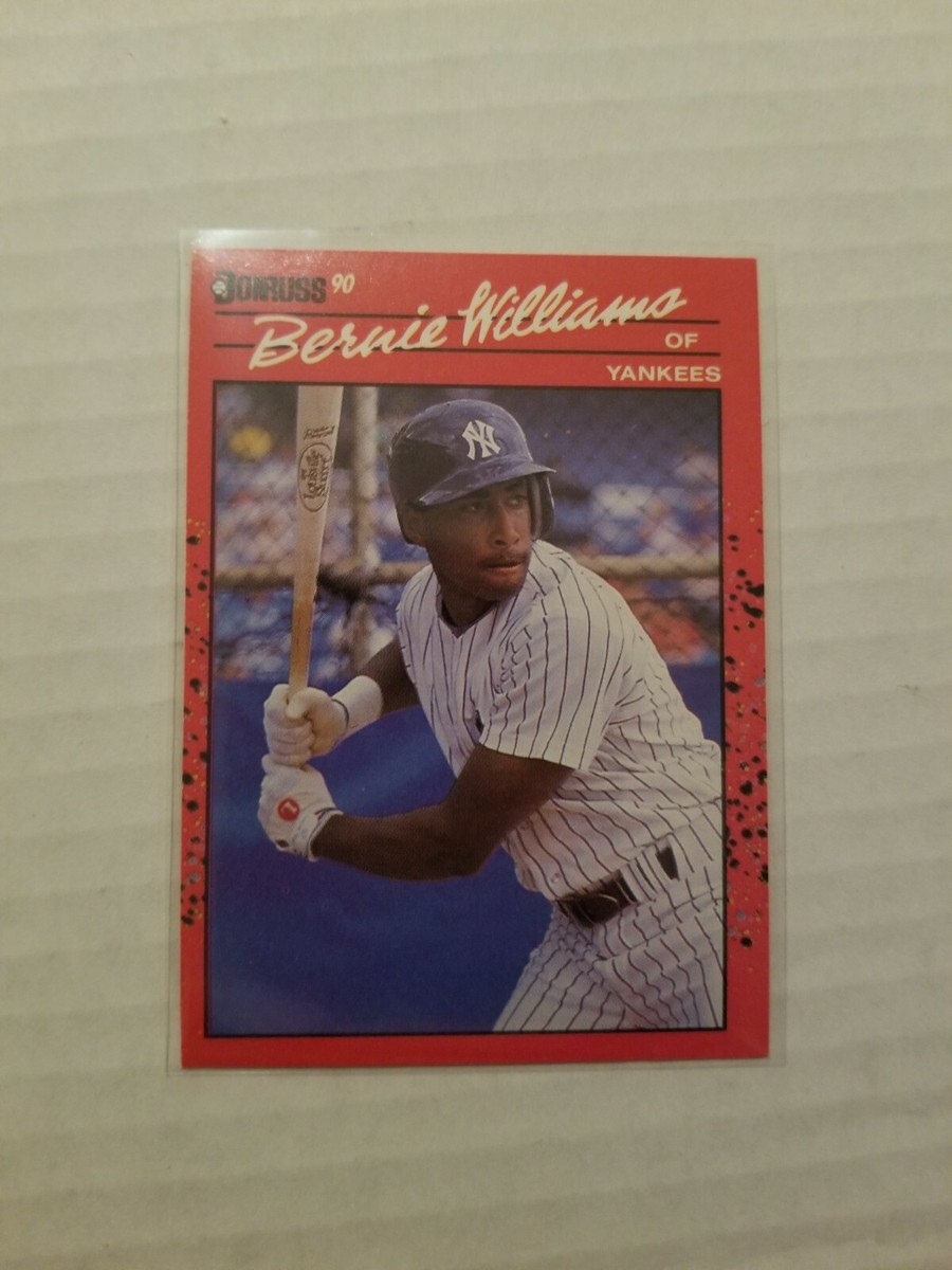 1990 Donruss Bernie Williams RC #689 ERROR Card No Period after