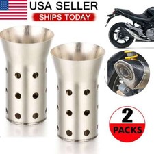 2X Motorcycle Exhaust Pipe Muffler Insert Baffle DB Killer Silencer 51mm NEW