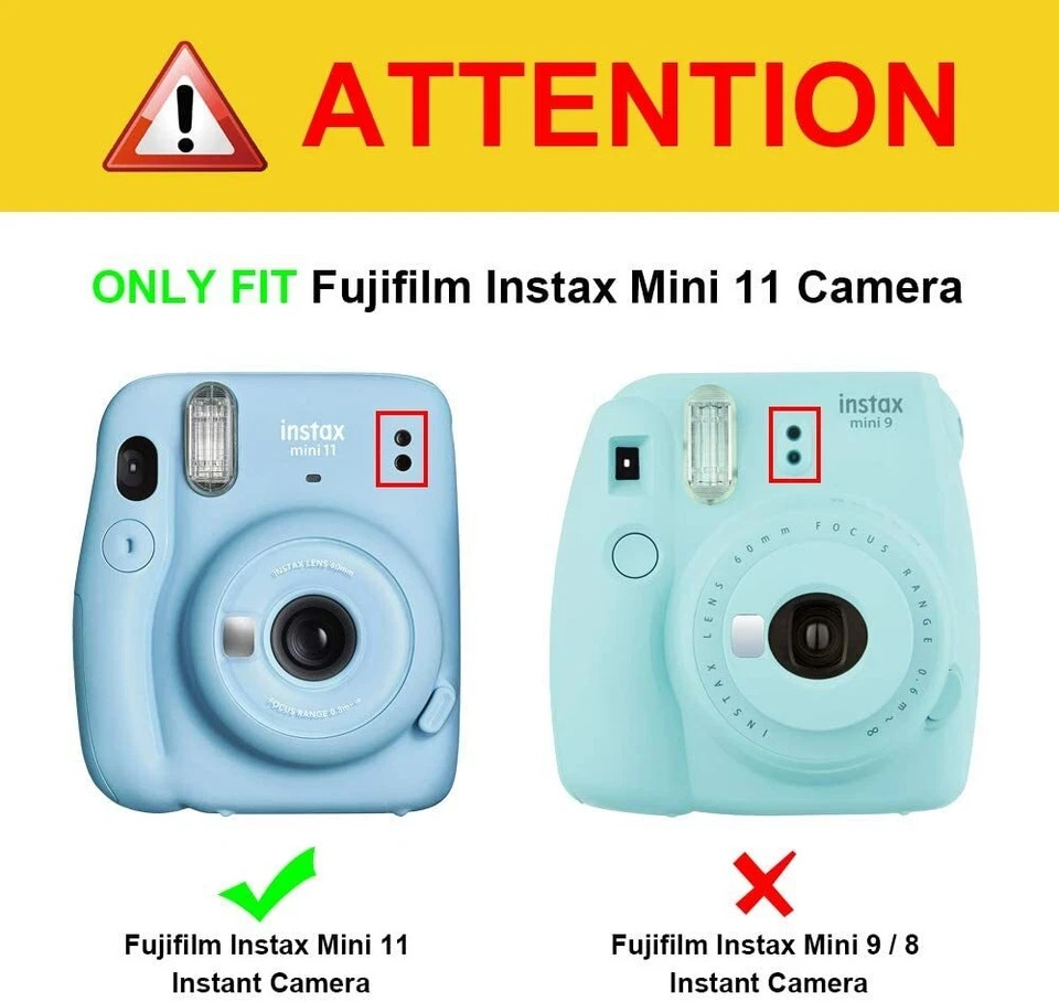 Funda rígida de cristal para cámara fotográfica instantánea Fujifilm Instax Mini 11 Foto 2 de 4
