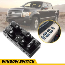 Automatic Power Window Switch Button Panel LH For 2004-2008 Ford F150 Truck 4Dr