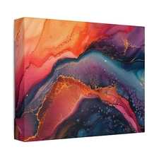 Cosmic Tides - Canvas Wall Art 