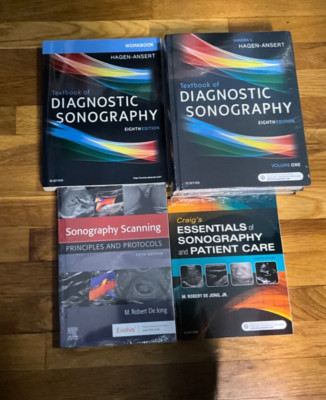 (5) book deal Textbook of Diagnostic Sonography : 2-Vol.Set AN WORKBOOK an more