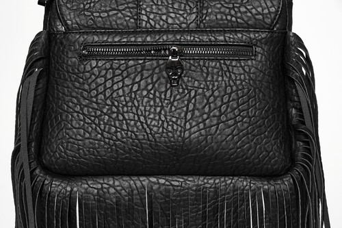 Punk Rave Women Black Gothic Punk Skull Tassel Textured Faux Leather Bag - Picture 10 of 13